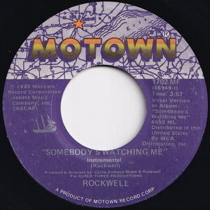 Rockwell - Somebody's Watching Me / (Instrumental) (7 inch Record / Used)