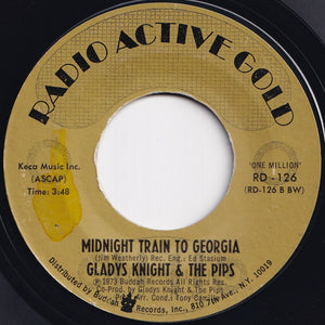 Gladys Knight & The Pips - Where Peaceful Waters Flow / Midnight Train To Georgia (7 inch Record / Used)