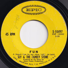 画像をギャラリービューアに読み込む, Sly &amp; The Family Stone - Hot Fun In The Summertime / Fun (7 inch Record / Used)
