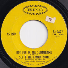 Load image into Gallery viewer, Sly &amp; The Family Stone - Hot Fun In The Summertime / Fun (7 inch Record / Used)
