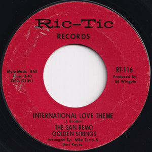 San Remo Golden Strings - Quanto Sei Bella / International Love Theme (7 inch Record / Used)