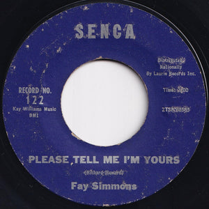 Fay Simmons - Please Tell Me I'm Yours / And The Angels Sing (7 inch Record / Used)