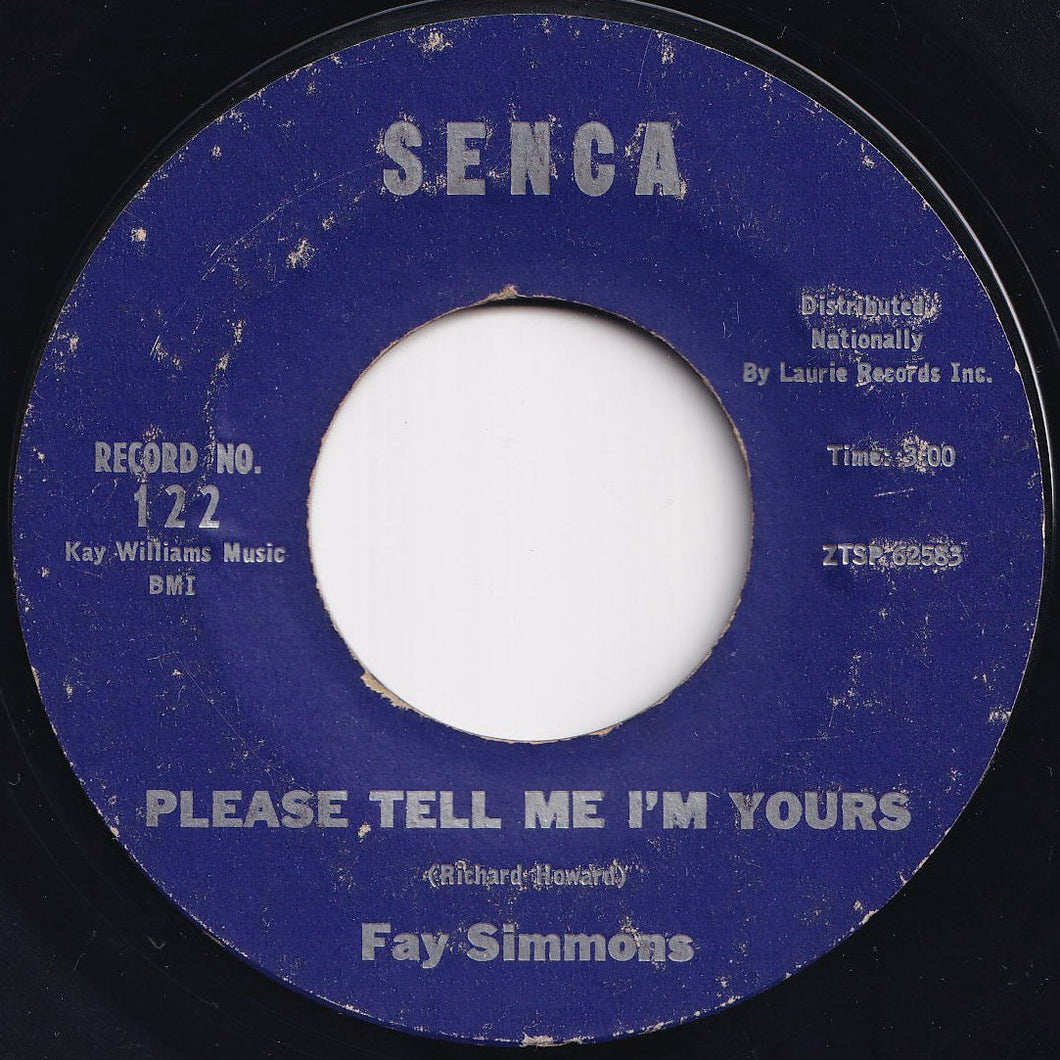 Fay Simmons - Please Tell Me I'm Yours / And The Angels Sing (7 inch Record / Used)