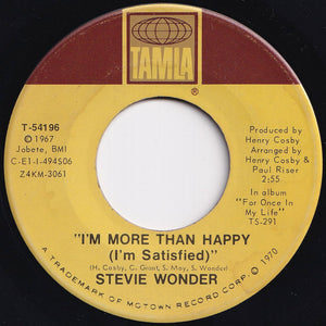 Stevie Wonder - Signed, Sealed, Delivered I'm Yours / I'm More Than Happy (7 inch Record / Used)