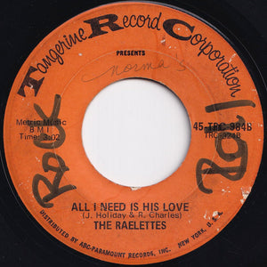 Raelettes - I'm Gett'n Long Alright / All I Need Is His Love (7 inch Record / Used)