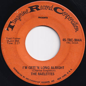 Raelettes - I'm Gett'n Long Alright / All I Need Is His Love (7 inch Record / Used)