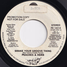 画像をギャラリービューアに読み込む, Peaches &amp; Herb - Shake Your Groove Thing / Shake Your Groove Thing (7 inch Record / Used)
