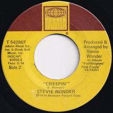 画像をギャラリービューアに読み込む, Stevie Wonder - Another Star / Creepin&#39; (7 inch Record / Used)
