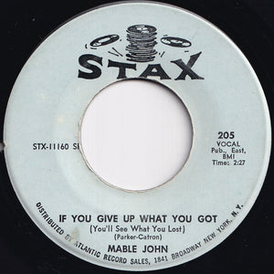 Mable John - You're Taking Up Another Man's Place / If You Give Up What You Got (You'll See What You Lost) (7 inch Record / Used)