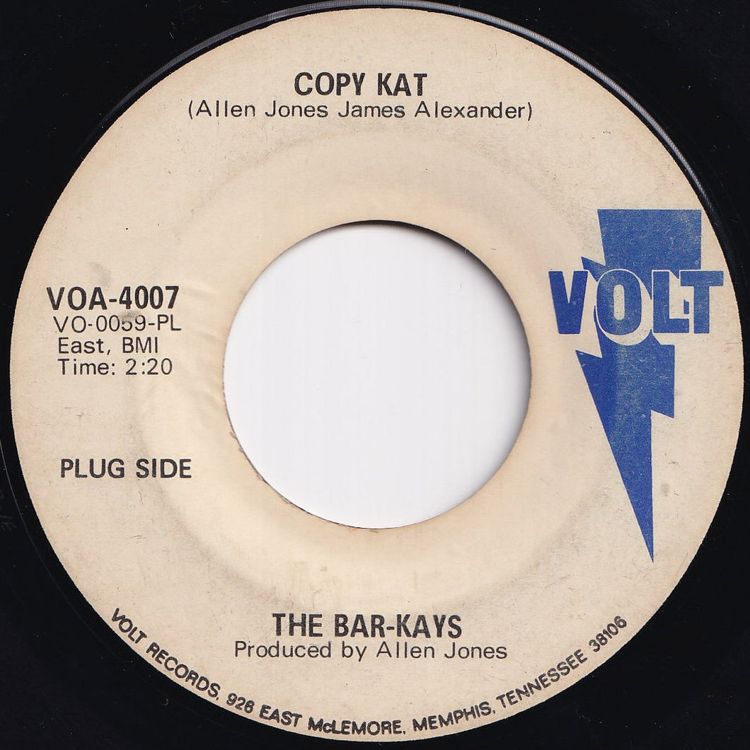 Bar-Kays - Copy Kat / Copy Kat (7 inch Record / Used)