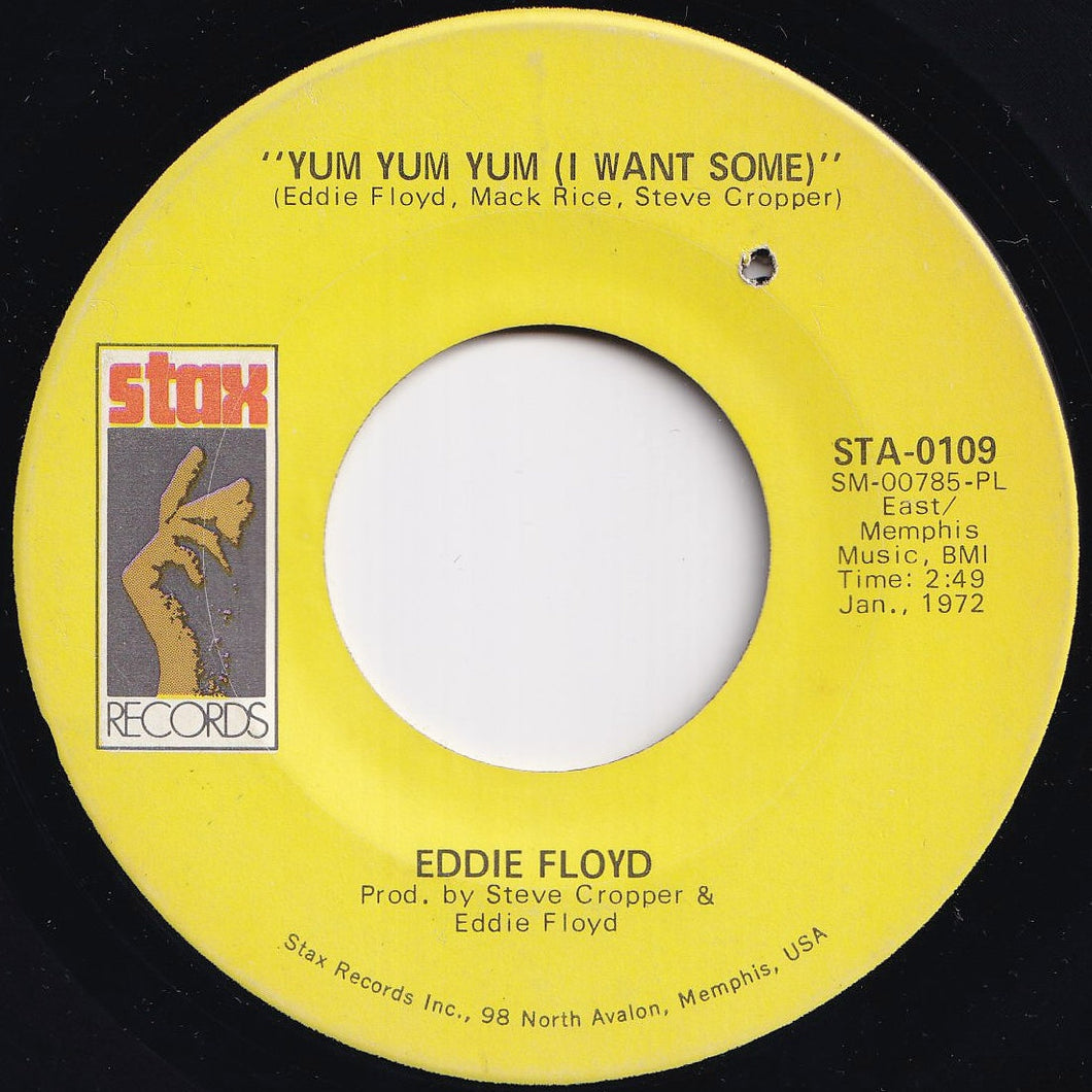 Eddie Floyd - Yum Yum Yum (I Want Some) / Tears Of Joy (7 inch Record / Used)