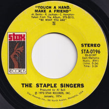 画像をギャラリービューアに読み込む, Staple Singers - Touch A Hand, Make A Friend / Tellin&#39; Lies (7 inch Record / Used)
