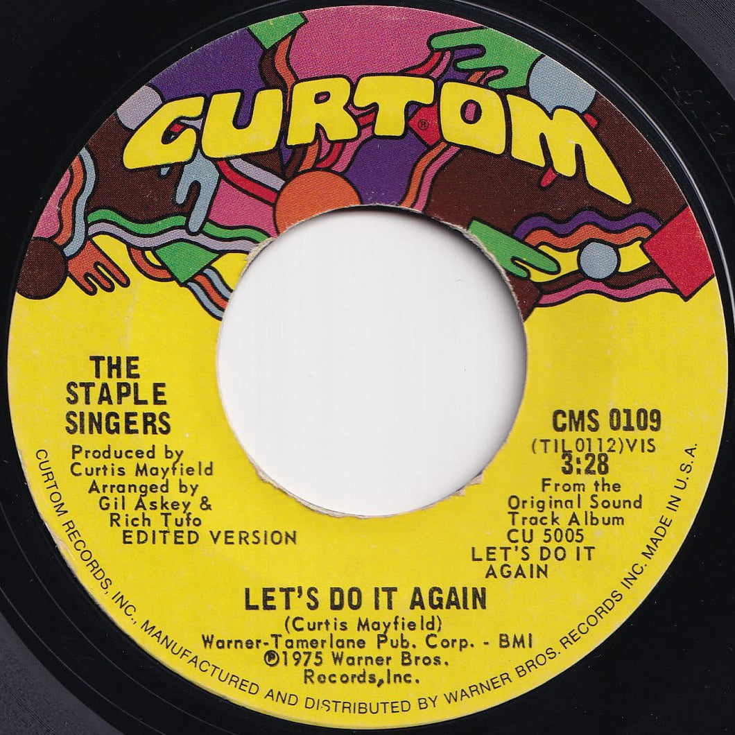 Staple Singers - Let's Do It Again / After Sex (7 inch Record / Used)