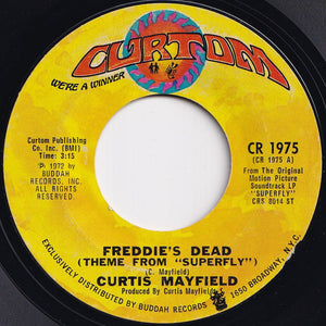 Curtis Mayfield - Freddie's Dead (Theme From Superfly) / Underground (7 inch Record / Used)