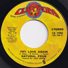 画像をギャラリービューアに読み込む, Natural Four - Can This Be Real / Try Love Again (7 inch Record / Used)
