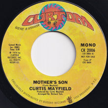 Load image into Gallery viewer, Curtis Mayfield - Mother&#39;s Son (Stereo) / (Mono) (7 inch Record / Used)
