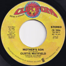 Load image into Gallery viewer, Curtis Mayfield - Mother&#39;s Son (Stereo) / (Mono) (7 inch Record / Used)
