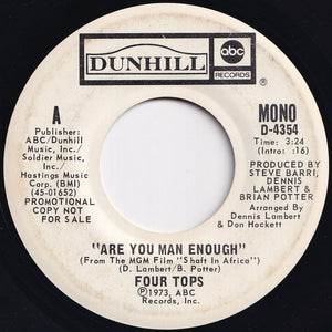 Four Tops - Are You Man Enough (Stereo) / (Mono) (7 inch Record / Used)