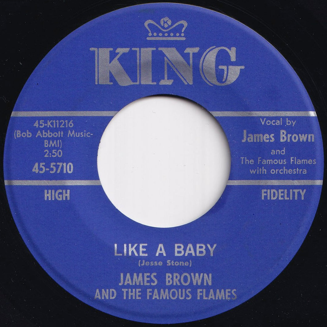 James Brown And The Famous Flames - Like A Baby / Every Beat Of My Heart (7 inch Record / Used)