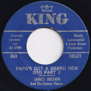 James Brown & The Famous Flames - Papa's Got A Brand New Bag (Part 1) / (Part 2) (7 inch Record / Used)