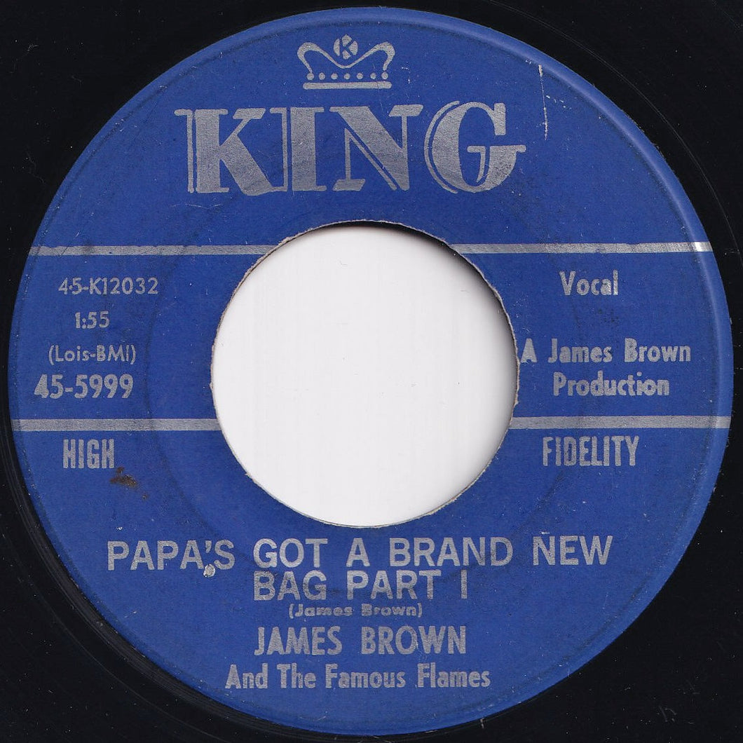 James Brown & The Famous Flames - Papa's Got A Brand New Bag (Part 1) / (Part 2) (7 inch Record / Used)