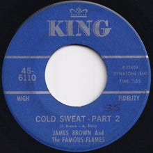 Load image into Gallery viewer, James Brown &amp; The Famous Flames - Cold Sweat (Part 1) / (Part 2) (7 inch Record / Used)
