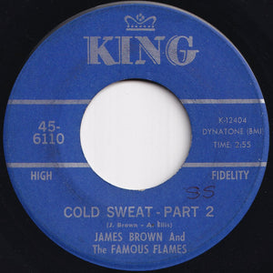 James Brown & The Famous Flames - Cold Sweat (Part 1) / (Part 2) (7 inch Record / Used)