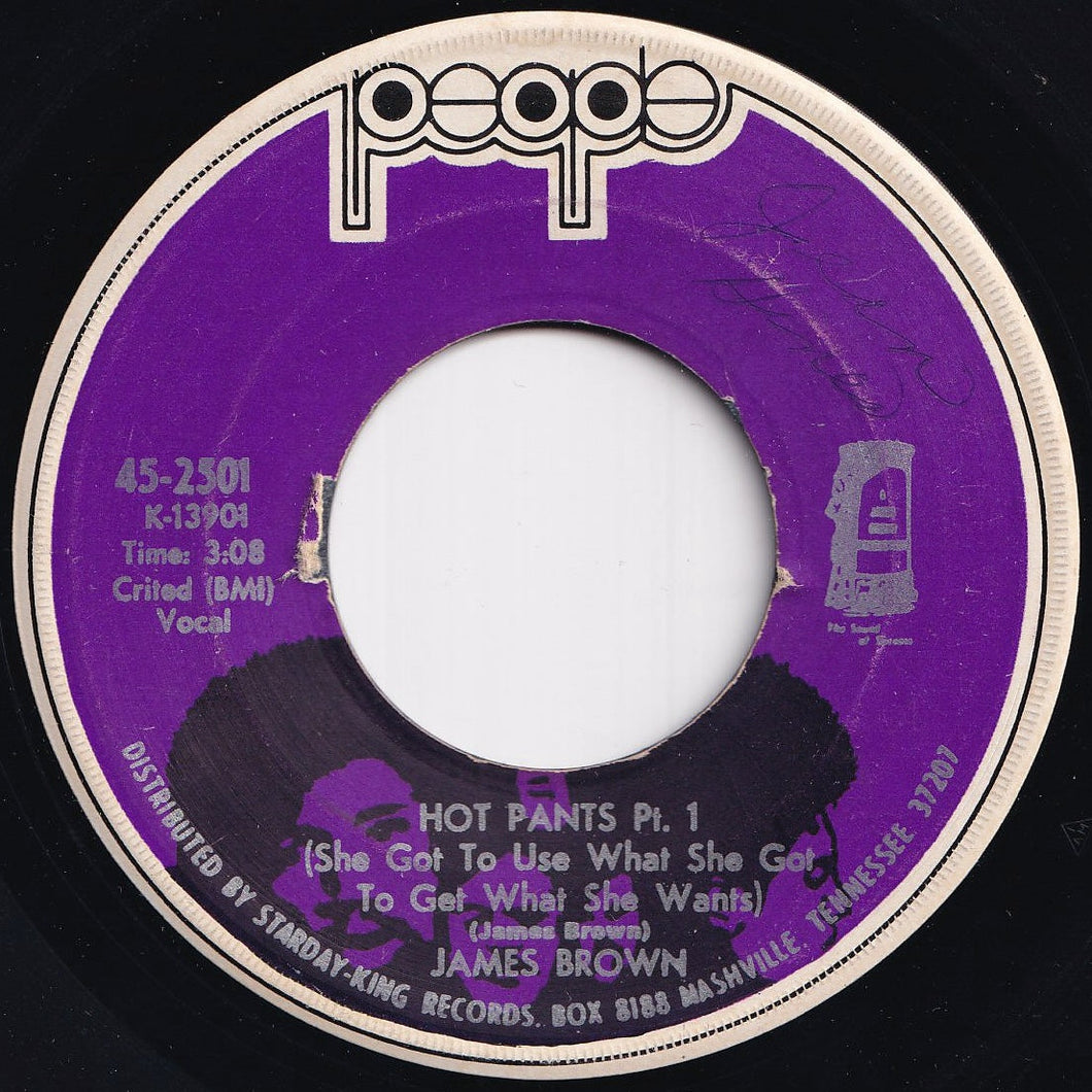 James Brown - Hot Pants (Part 1) / (Part 2) & (Part 3) (7 inch Record / Used)