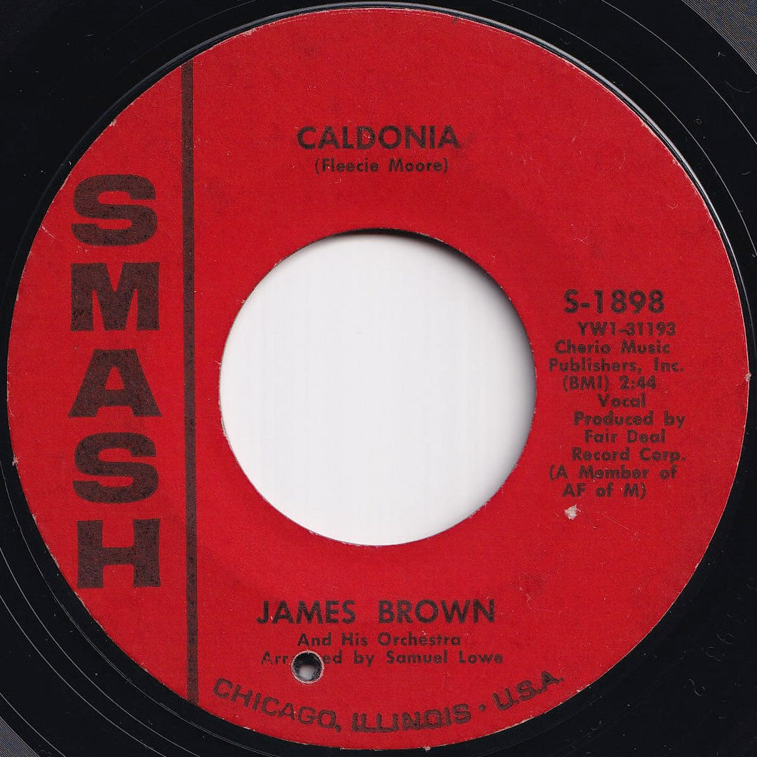 James Brown And His Orchestra - Caledonia / Evil (7 inch Record / Used)