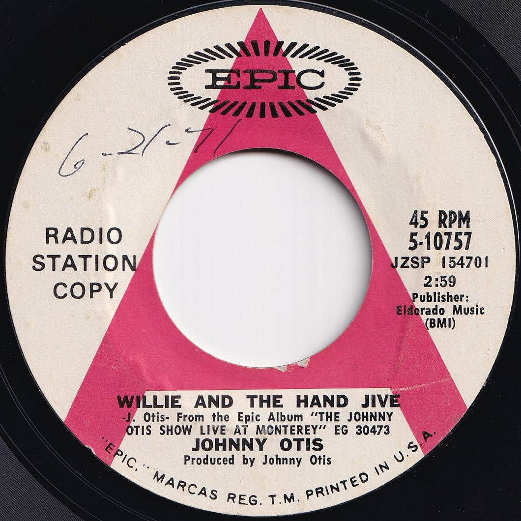 Johnny Otis Show - Willie And The Hand Jive / Ring-A-Ling (7 inch Record / Used)