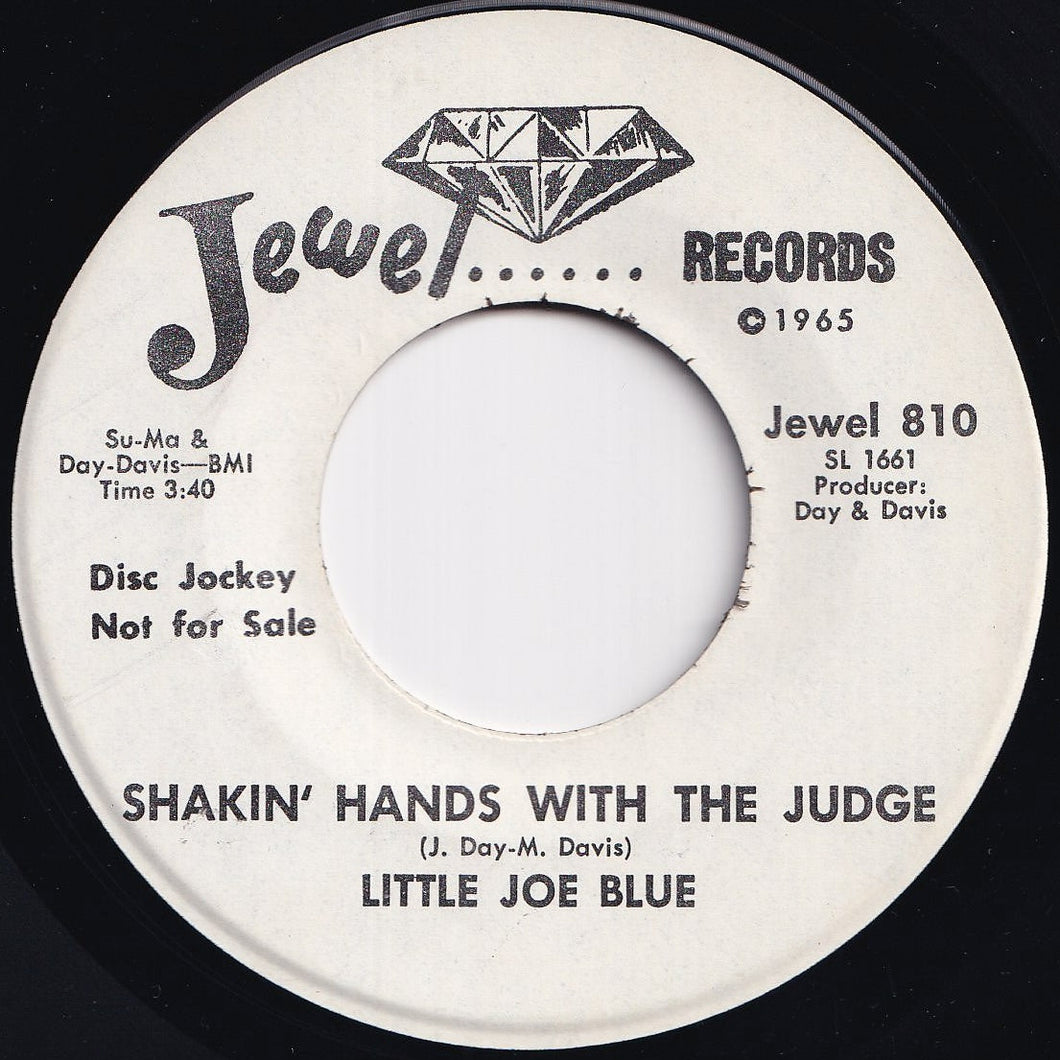 Little Joe Blue - Shakin' Hands With The Judge / If There's A Better Way (7 inch Record / Used)