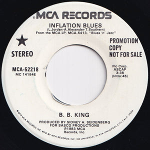 B.B. King - Inflation Blues / Inflation Blues (7 inch Record / Used)