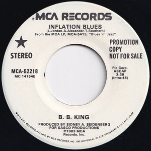 B.B. King - Inflation Blues / Inflation Blues (7 inch Record / Used)