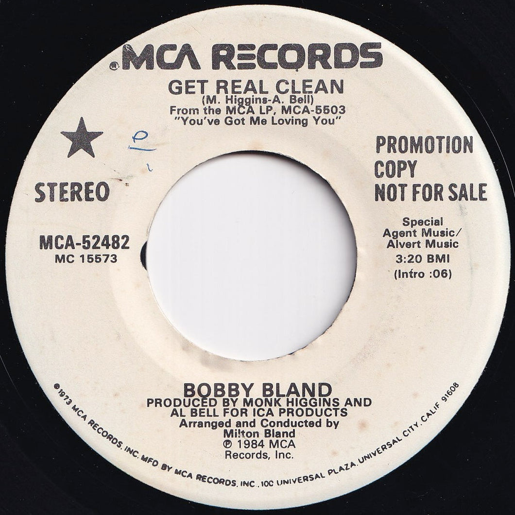 Bobby Bland - Get Real Clean / Get Real Clean (7 inch Record / Used)