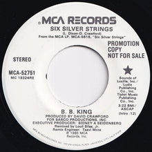 画像をギャラリービューアに読み込む, B.B. King - Six Silver Strings / Six Silver Strings (7 inch Record / Used)
