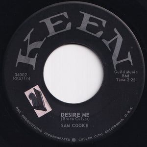 Sam Cooke - (I Love You) For Sentimental Reasons / Desire Me (7 inch Record / Used)