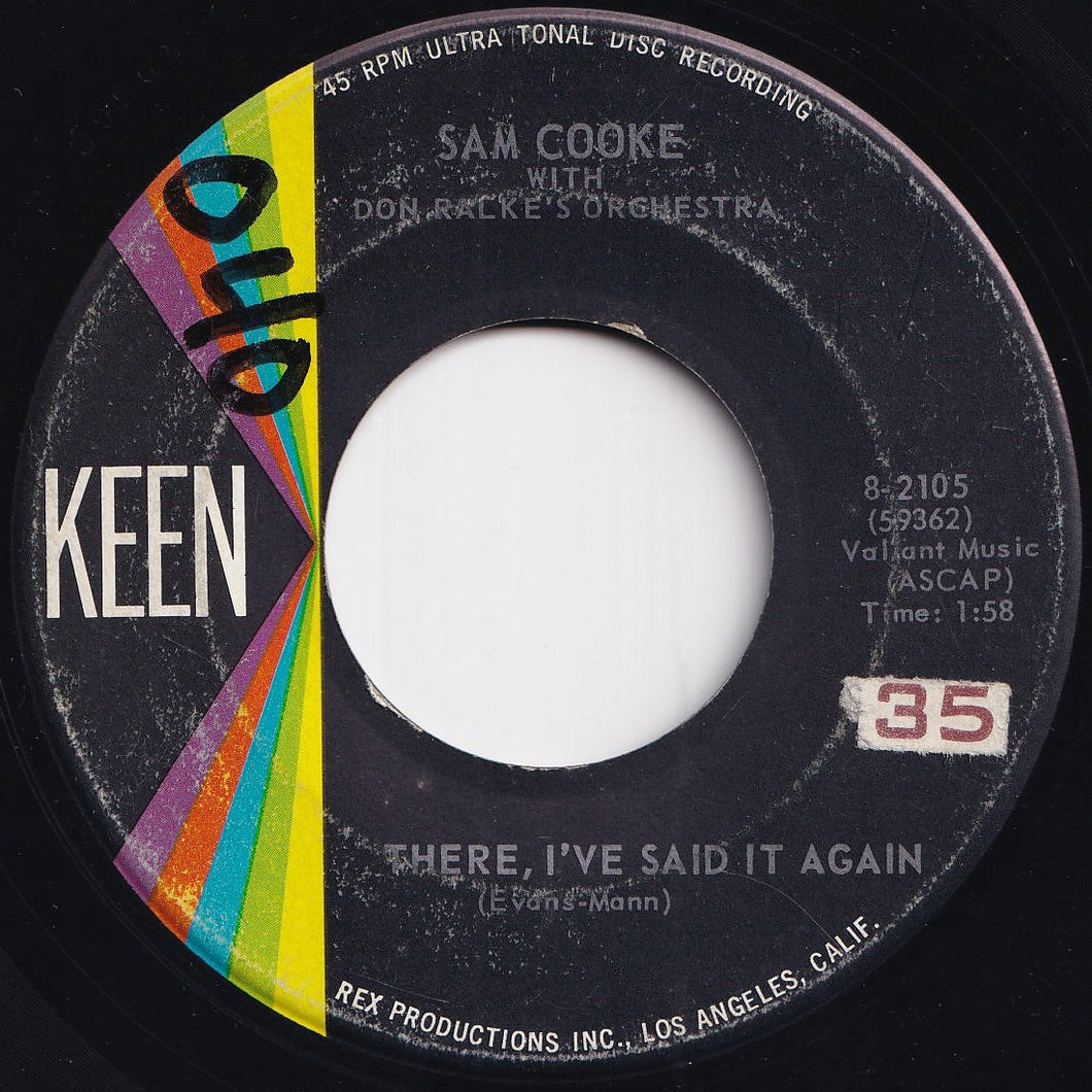 Sam Cooke - There, I've Said It Again / One Hour Ahead Of The Posse (7 inch Record / Used)