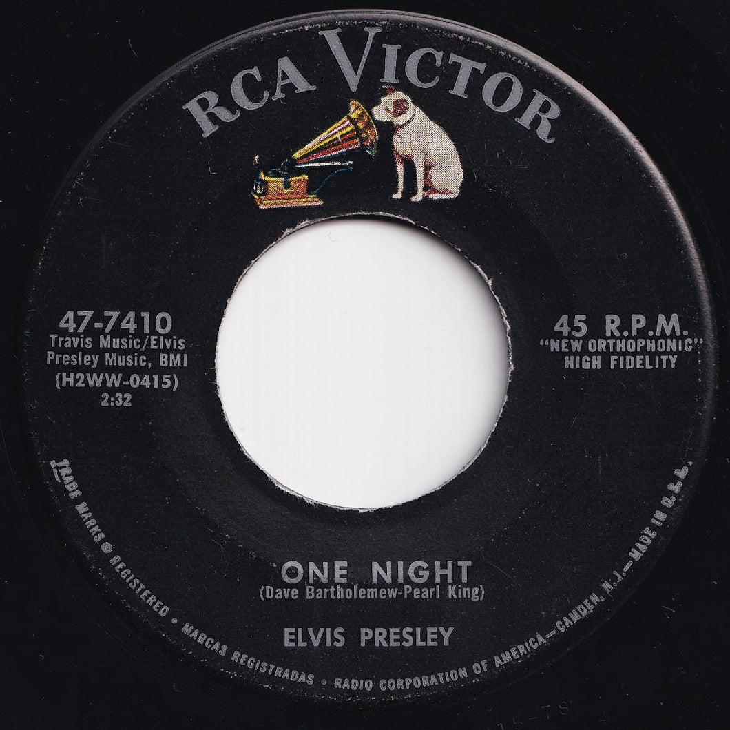 Elvis Presley - One Night / I Got Stung (7 inch Record / Used)