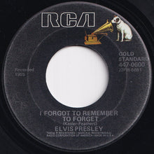 Load image into Gallery viewer, Elvis Presley - Mystery Train / I Forgot To Remember To Forget (7 inch Record / Used)
