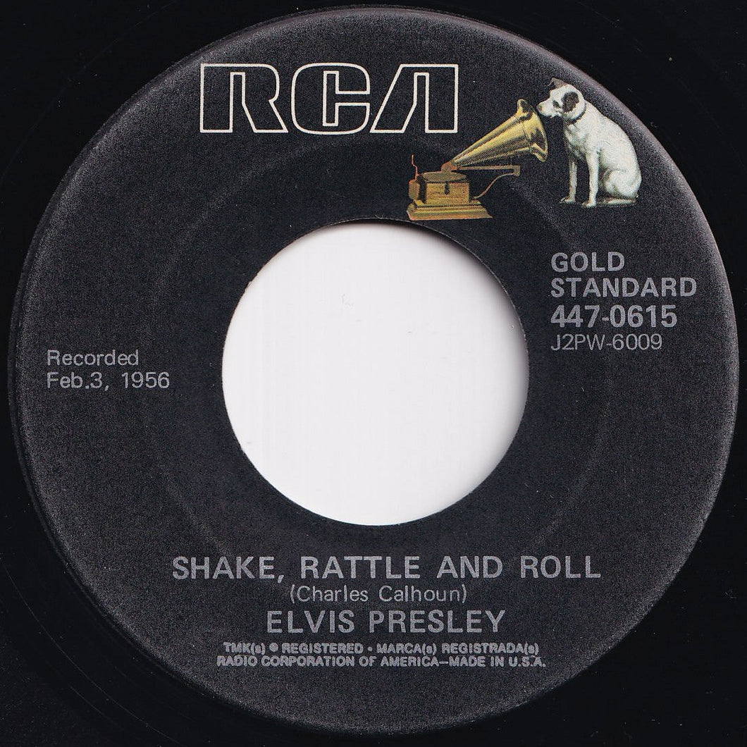 Elvis Presley - Shake, Rattle And Roll / Lawdy, Miss Clawdy (7 inch Record / Used)