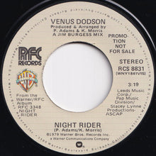 画像をギャラリービューアに読み込む, Venus Dodson - Night Rider / Night Rider (7 inch Record / Used)
