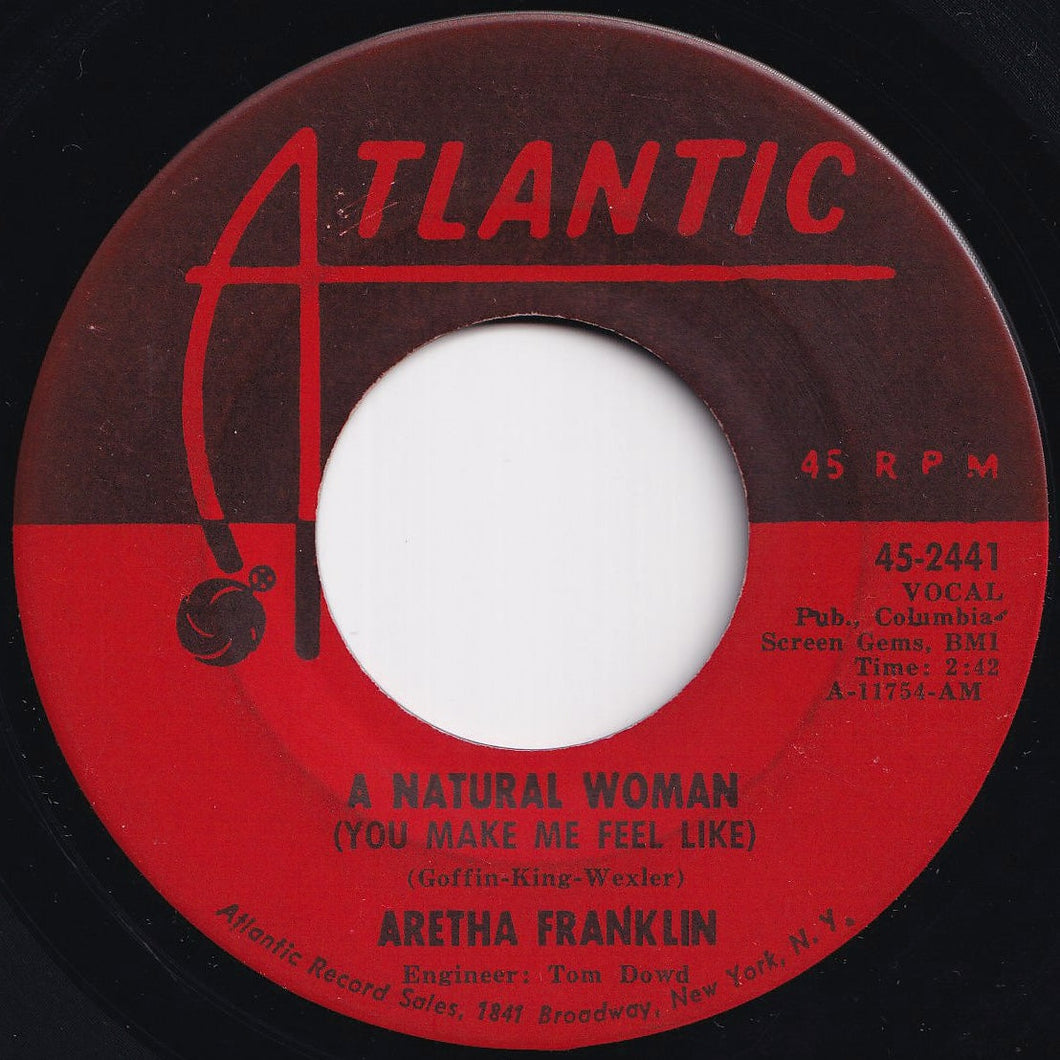 Aretha Franklin - A Natural Woman (You Make Me Feel Like) / Baby Baby Baby (7 inch Record / Used)