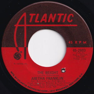 Aretha Franklin - The Weight / Tracks Of My Tears (7 inch Record / Used)