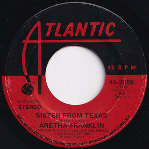 Aretha Franklin - Angel / Sister From Texas (7 inch Record / Used)