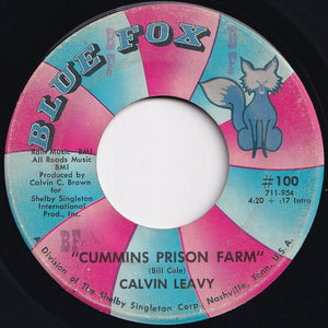 Calvin Leavy - Cummins Prison Farm / Brought You To The City (7 inch Record / Used)