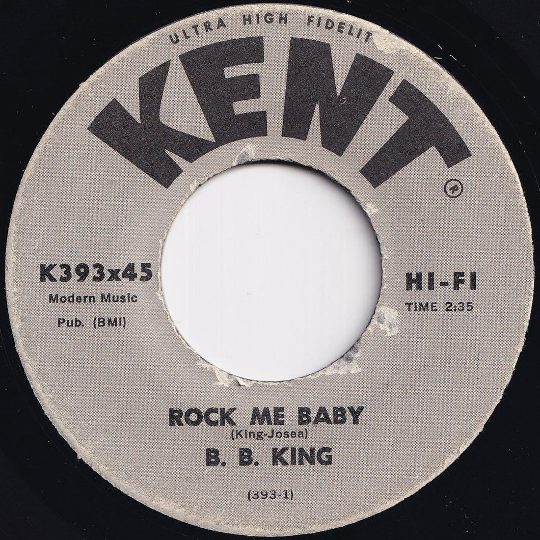 B.B. King - Rock Me Baby / I Can't Lose (7 inch Record / Used)