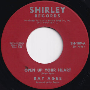 Ray Agee - Open Up Your Heart / The Gamble (7 inch Record / Used)