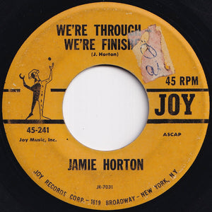 Jamie Horton - Robot Man / We're Through - We're Finished (7 inch Record / Used)