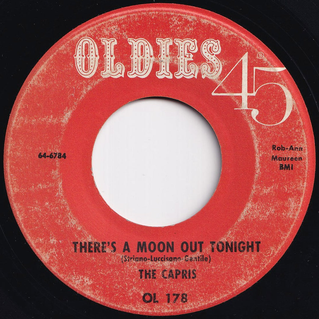 Capris - There's A Moon Out Tonight / Indian Girl (7 inch Record / Used)