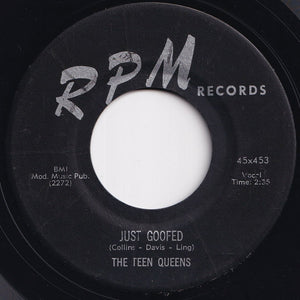 Teen Queens - Eddie My Love / Just Goofed (7 inch Record / Used)